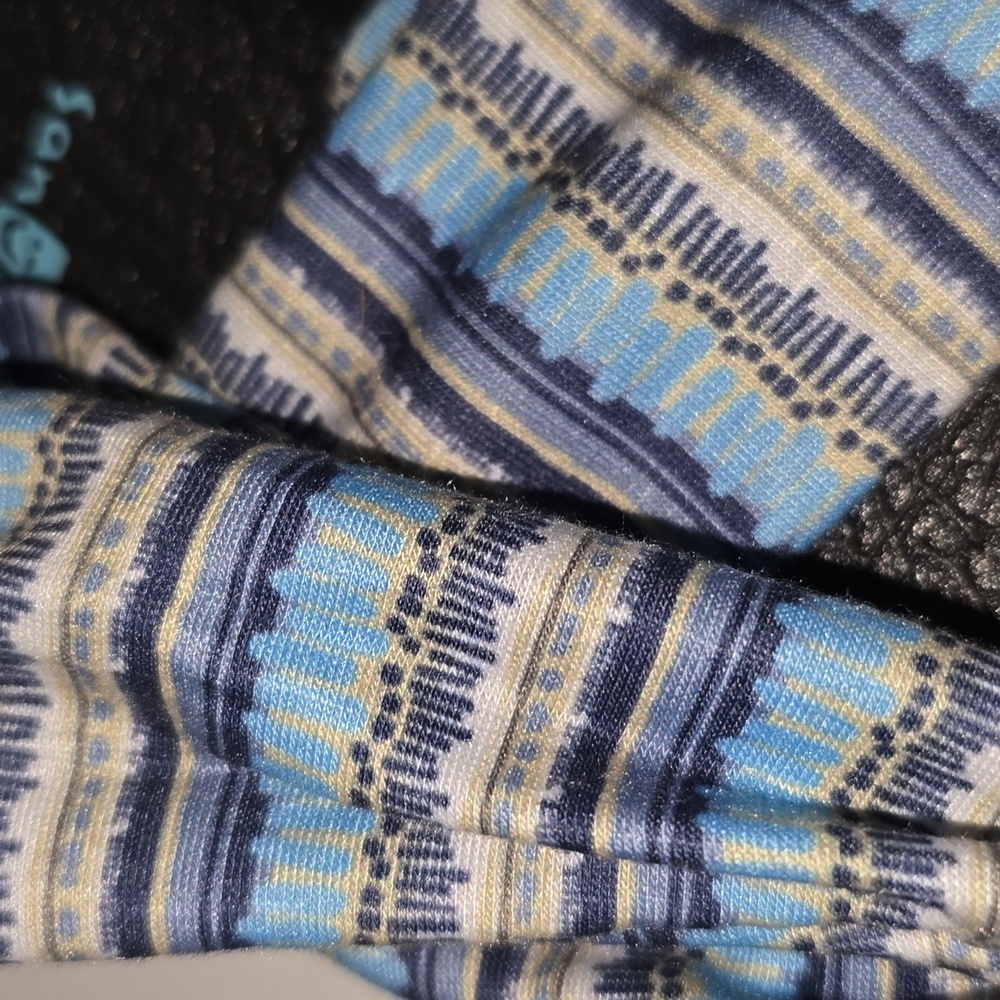 Sanuk Women's Yoga Sling 2 Print Vintage Sandal Blue Topaz Island Stripe Size 9 - Picture 8 of 16